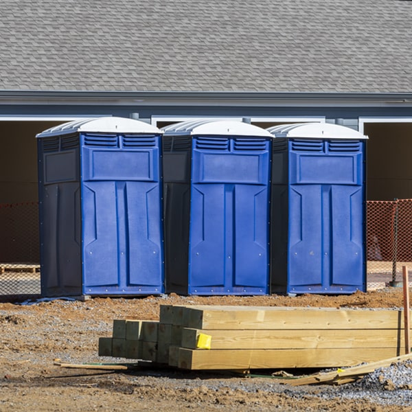 what is the maximum capacity for a single porta potty in Seven Corners